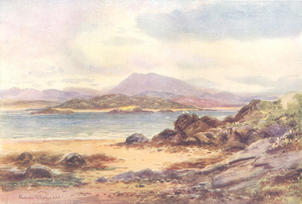 IRELAND. Muckish and Ards from Rosapenna, Sheephaven, Donegal 1908 old print